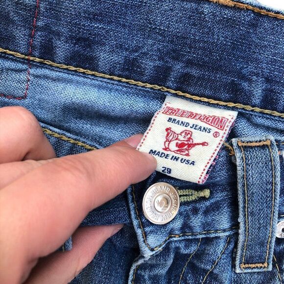 True Religion Jeans Size 29 RICKY Blue - Picture 6 of 8